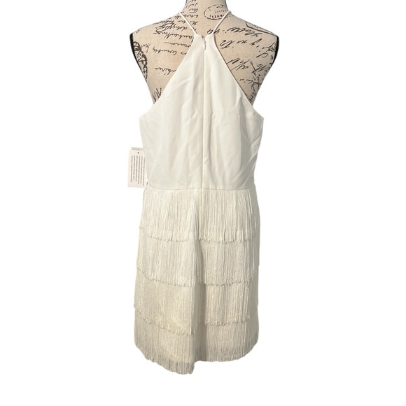 AIDAN BY AIDAN MATTOX
Women's Fringe Halter Dress - Picture 3 of 9